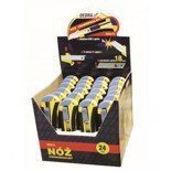 Dedra Nóż 18 mm zatrzask w kolorowym pudełku ekspozycyjnym 24szt. M9015P