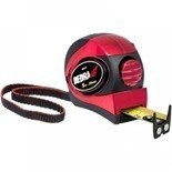 Miarka 8m/25mm IICE chromowana obudowa z gumą,dwustronna 30% grubsza