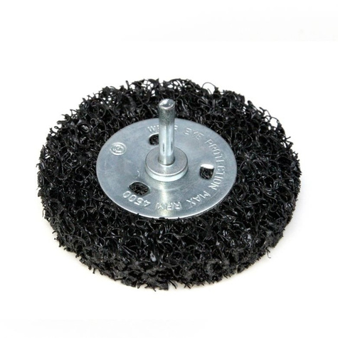 Tarcza z włókniny ściernej 100mm z trzpieniem