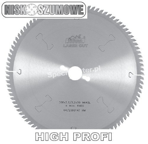 PILANA Piła tarczowa z zębami z węglików spiekanych 350x3,6x2,5x30 WZL 108z