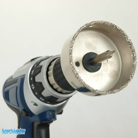 DEDRA Zestaw do wiercenia w materiałach budowlanych, nasyp węglika wolframu DED1519