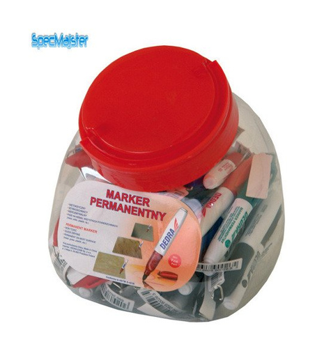 DEDRA Marker permanent breloczek mix 4 kolory (1szt.) M311.100