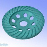 DEDRA TARCZA DIAMENTOWA DO SZLIFOWANIA 125mm/22,2 - H1201