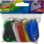 Przywieszki do kluczy 12 szt mix kolorów