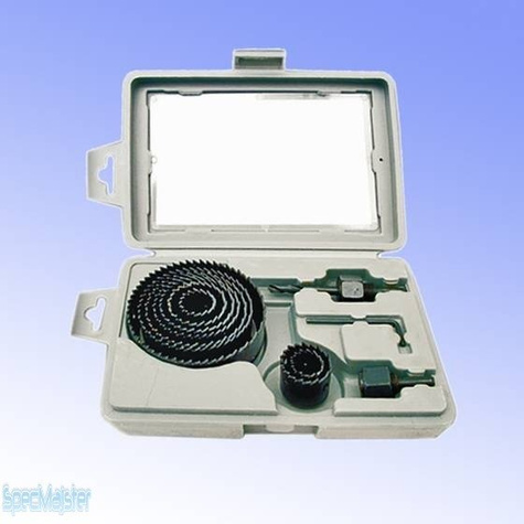 Dedra zestaw otwornic puszkowych do drewna 9 szt. 19-82 mm 0792