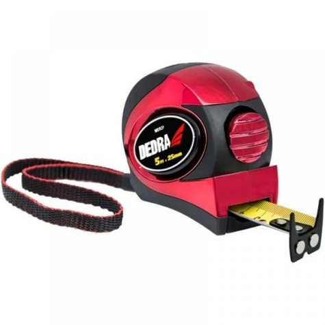 Miarka 3m/16mm IICE chromowana obudowa z gumą,dwustronna 30% grubsza