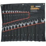 DEDRA Klucze płasko-oczkowe 25 szt. 1406