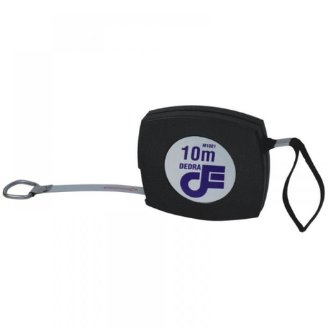 Dedra Taśma miernicza stalowa zwijana 10 m / 10 mm M1001