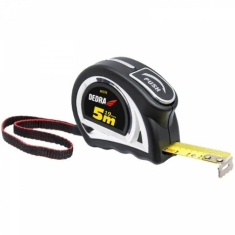 Miarka 5m/19mm IICE gumowana obudowa, taśma pokryta nylonem, AUTO-blokada Kod: M576P