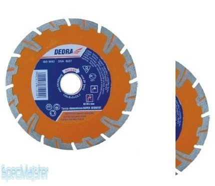 DEDRA TARCZA DIAMENTOWA DO CIĘCIA I SZLIFOWANIA 230 mm/22,2 - H1247