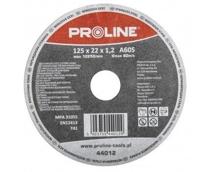 PROLINE Tarcza do cięcia stali nierdzewnej Rozmiar 230x2.0 mm - 44023