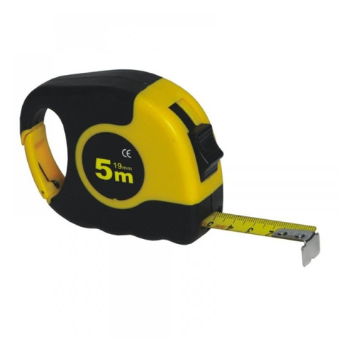 DEDRA Miarka zwijana, blokada, zaczep "karabińczyk" 8 m - M851