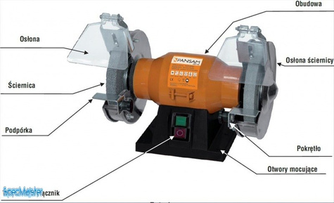 DEDRA PANSAM Szlifierka Stołowa 150W A067110