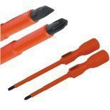 Dedra Wkrętak elektrotechniczny (+) płaski / krzyżowy Nr 0 60 mm 064B1